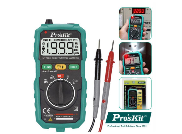 PROSKIT Multímetro Digital Autorange PROSKIT Multímetro Digital Autorange